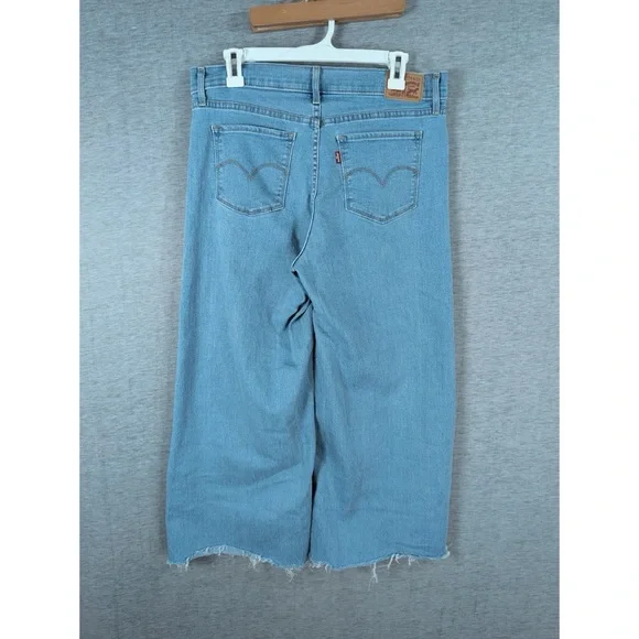 Levi’s 318 Shaping Wide Leg Jeans- Altered - Picture 7 of 15